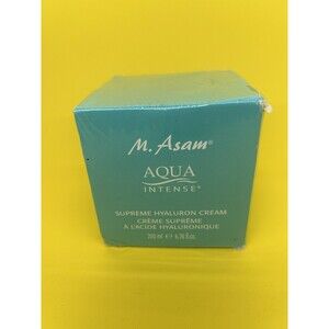 M. ASAM AQUA INTENSE SUPREME HYALURON RICH CREAM 200ml 6.76 FL. OZ SEALED